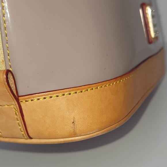 Dooney & Bourke Yellow Patent Leather Satchel - Picture 10 of 11